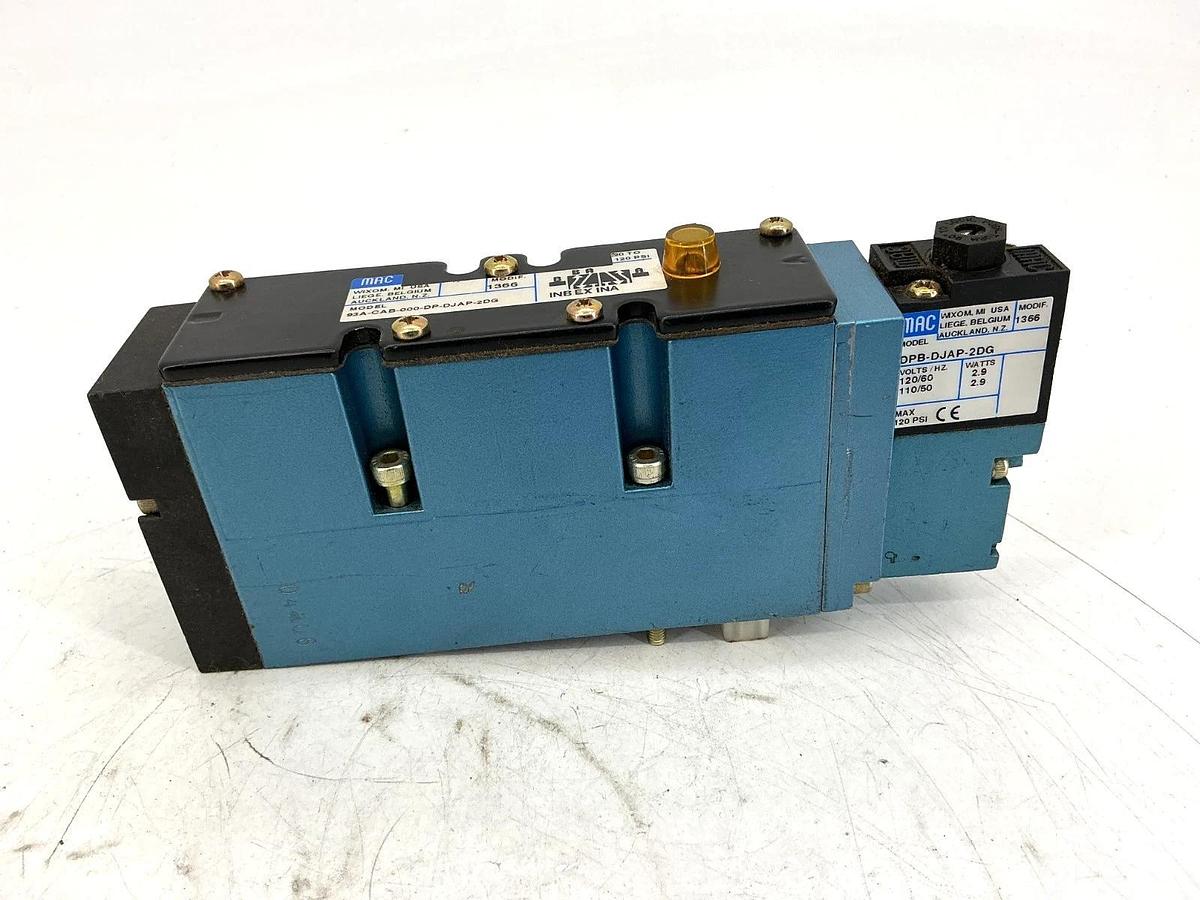 New MAC Valves 93A-CAB-000-DP-DJAP-2DG 2.9Watts 110/120VAC 120PSI - No Box