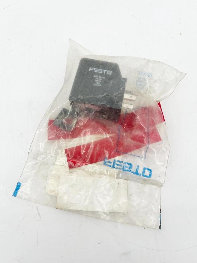 New Festo MSG-24-OD Solenoid Coil 24VDC 11W 34401 IP65 - Factory Bag
