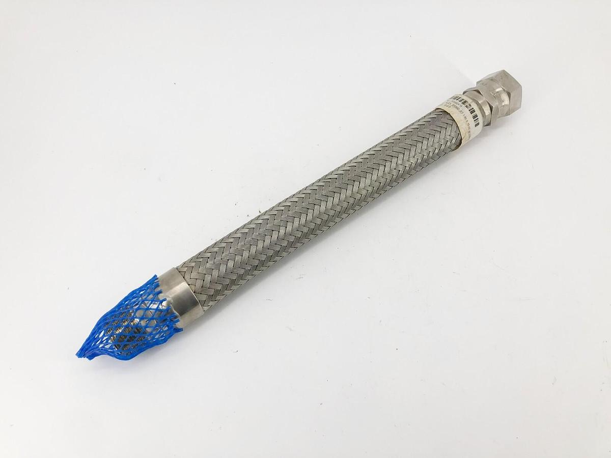 New Stainless Steel Braided Flex Hose 1" x 15" Male x FJIC