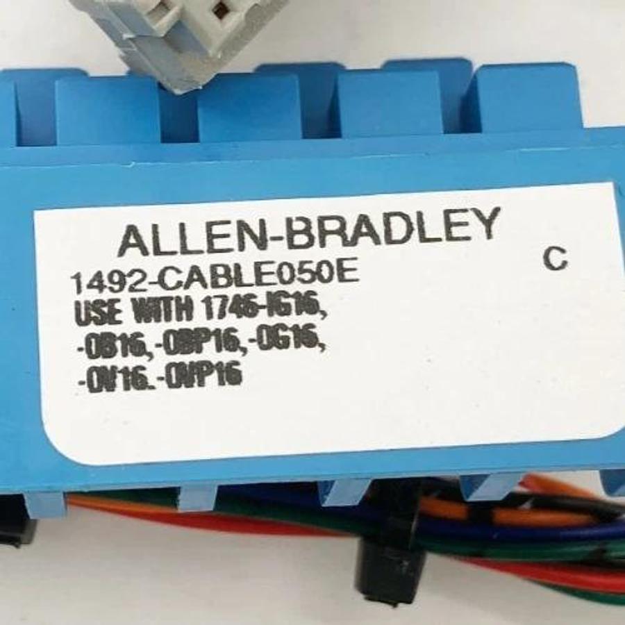New Allen-Bradley 1492-CABLE050E Ser. C Pre-Wired Cable 5m - No Box