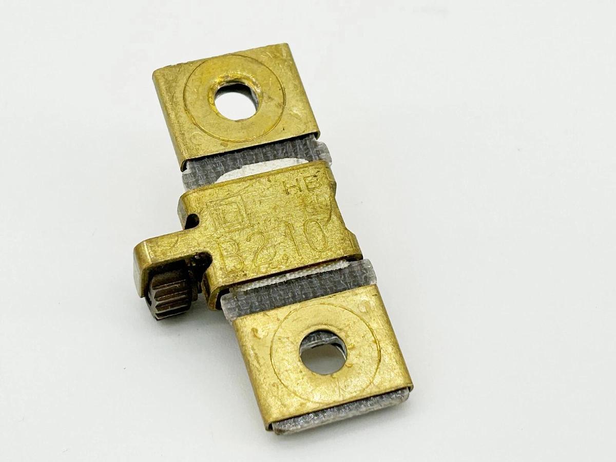 Used Lot of 3 Square D B2.10 Thermal Overload Relay Heating Element
