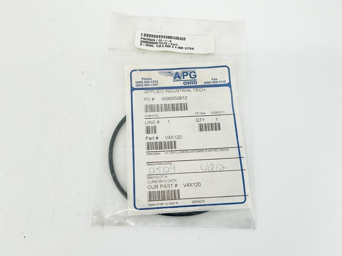 New Applied Industrial Technologies V4X120 O-Ring 4X120