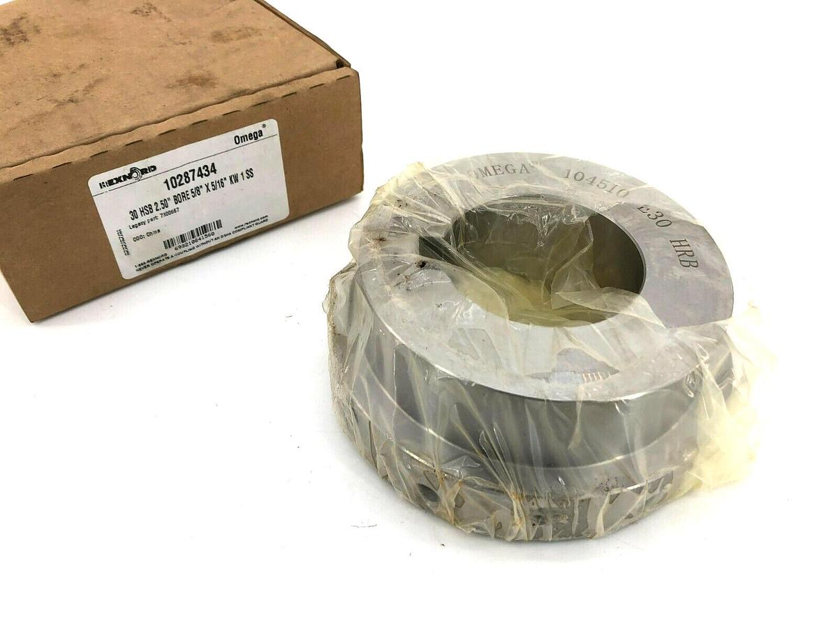 New Rexnord 10287434 Hub, 30HSB 2.50" BORE 5/8" X 5/16" KW 1 SS 7300667