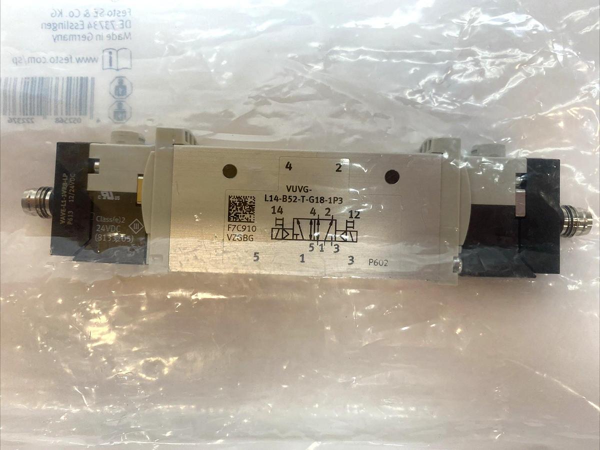New Festo VSVA-B-P53C-ZD-A1-1T1L Pneumatic Solenoid Valve 24VDC 539162