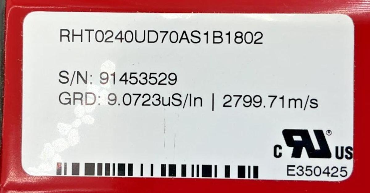 New MTS RHT0240UD70AS1B1802 R-Ser Temposonics Linear Pos Sensor 7-Pin No Box