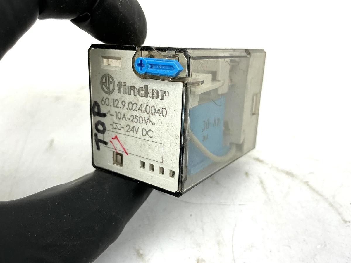 Used Lot of 3 Finder 60.12.9.024.0040 General Purpose Relay 8-Pin 24VDC Coil 10A 250V