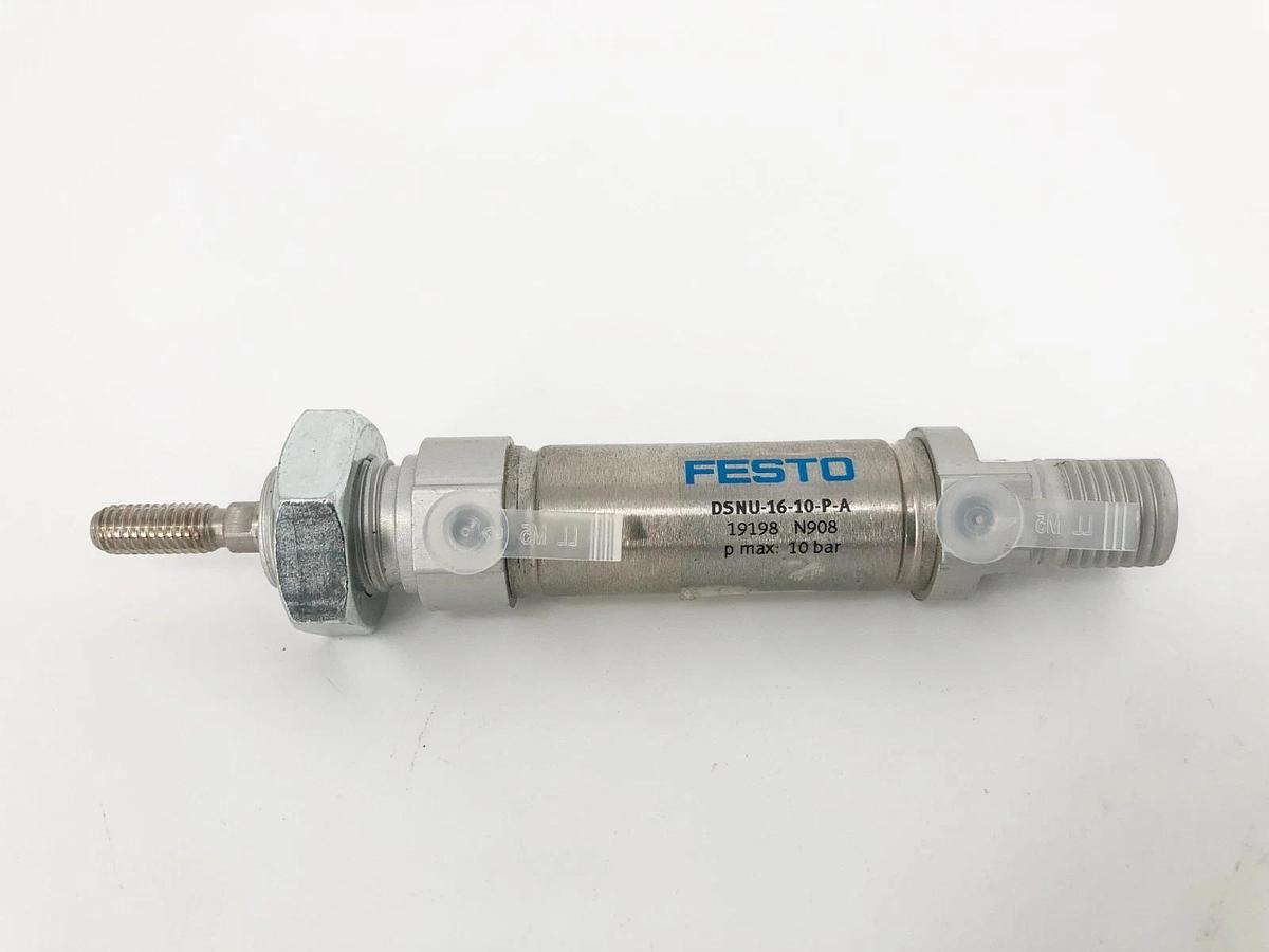 New Festo DSNU-16-10-P-A Cylinder 16mm Bore 10mm Stroke 19198 - No Box