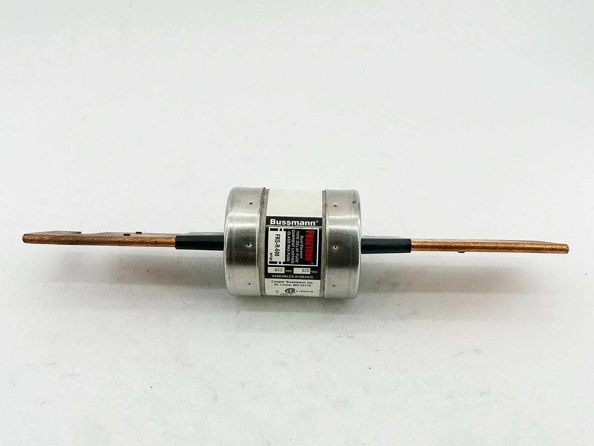 New Bussmann FRS-R-500 Dual Element Time Delay Fuse 500A 600V Class RK5 - No Box