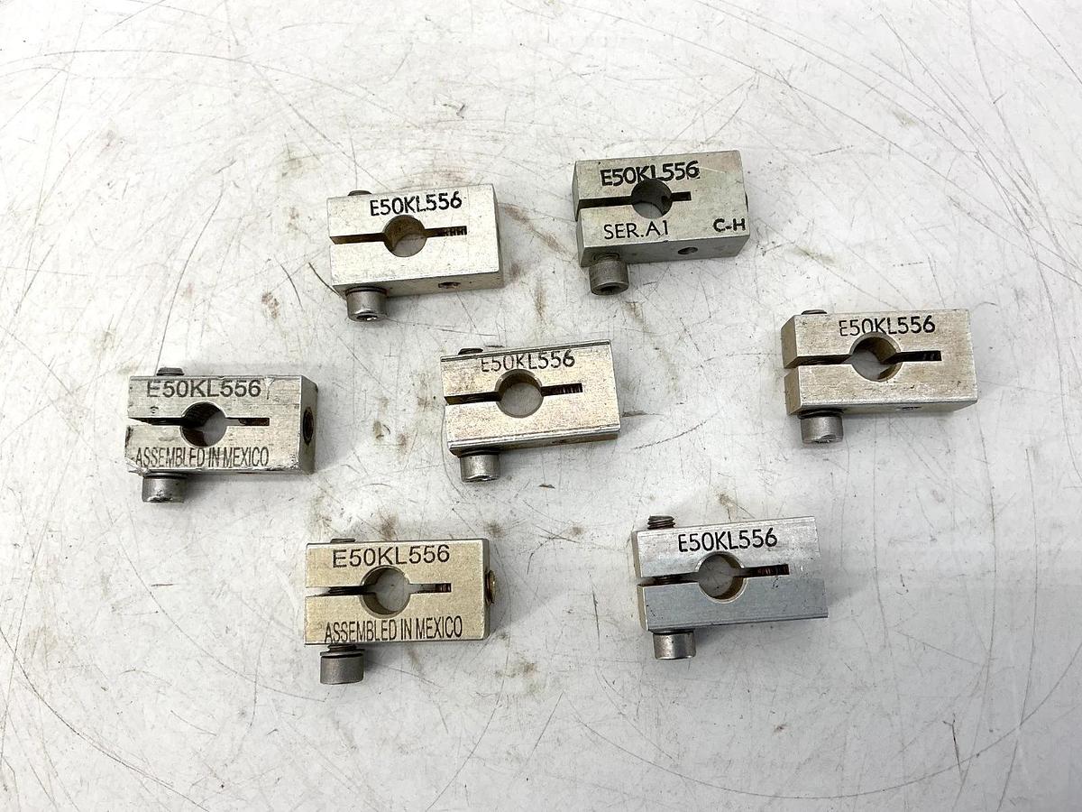 Used Lot of 7 Eaton Cutler-Hammer E50KL556 Adjustable Rod Lever Clamp Accessory