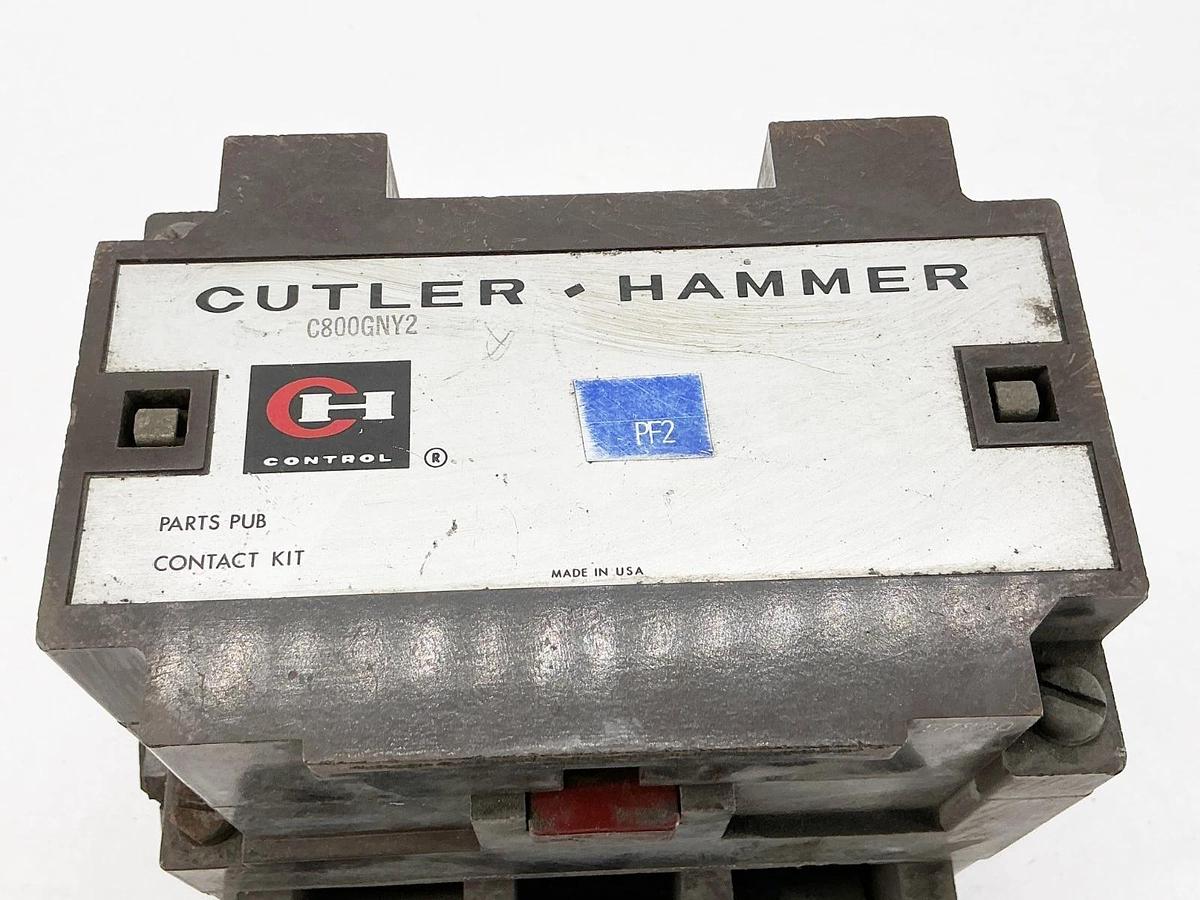 Used Cutler Hammer C800GNY2 Contactor 110/120V 50/60hz
