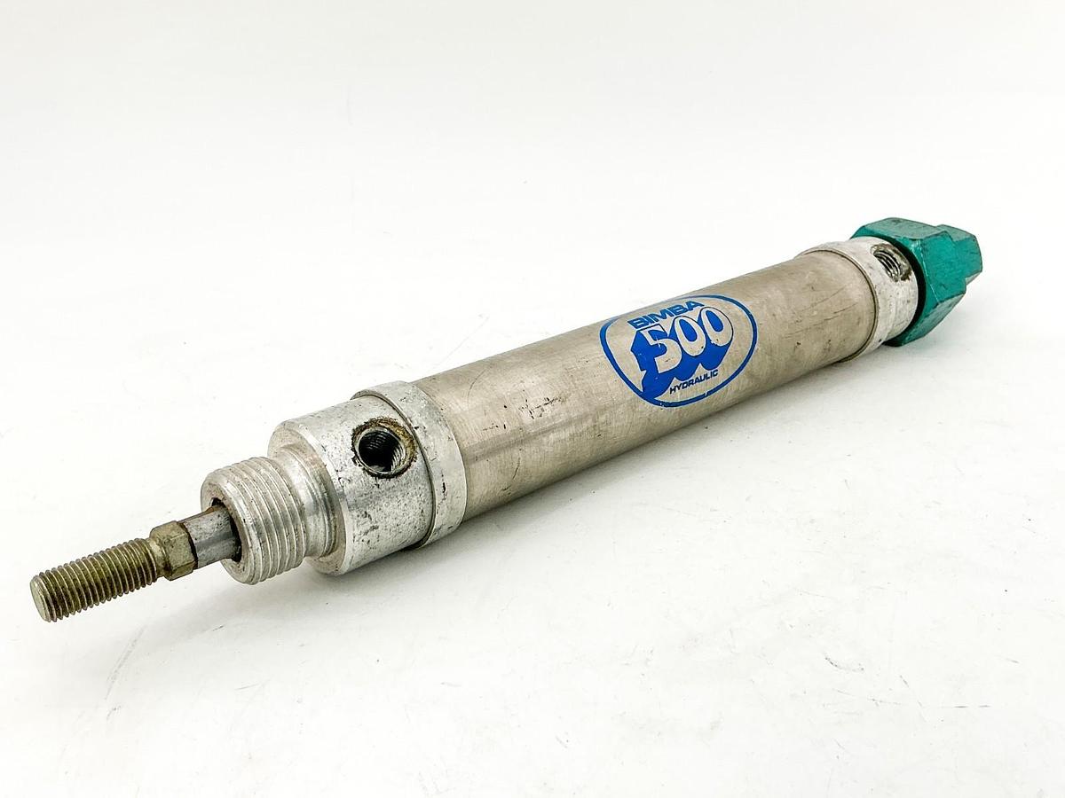 Used Bimba H-176-DUZ 500 Hydraulic Cylinder 500PSI 1-1/2" Bore 6" Stroke