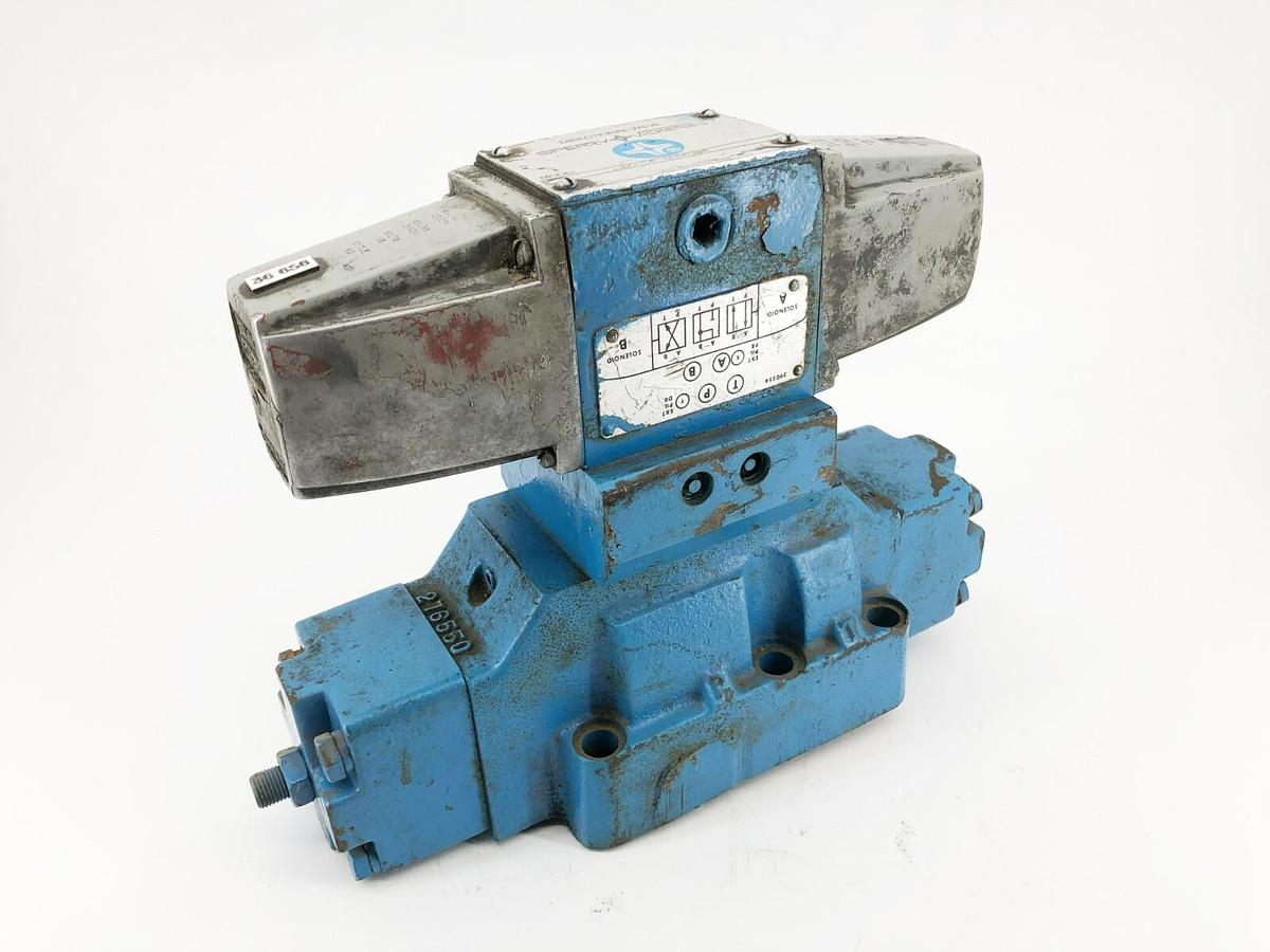 Used Sperry Vickers DG5S4-066C-51 Pilot Operated Directional Control Valve 115V
