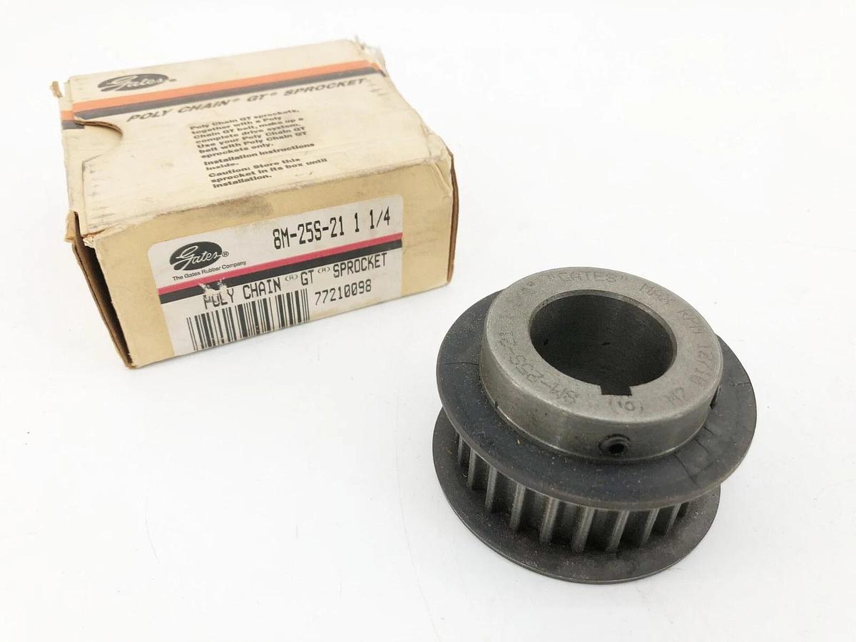 New Gates 8M-25S-21 1 1/4 Poly Chain GT Sprocket 77210098