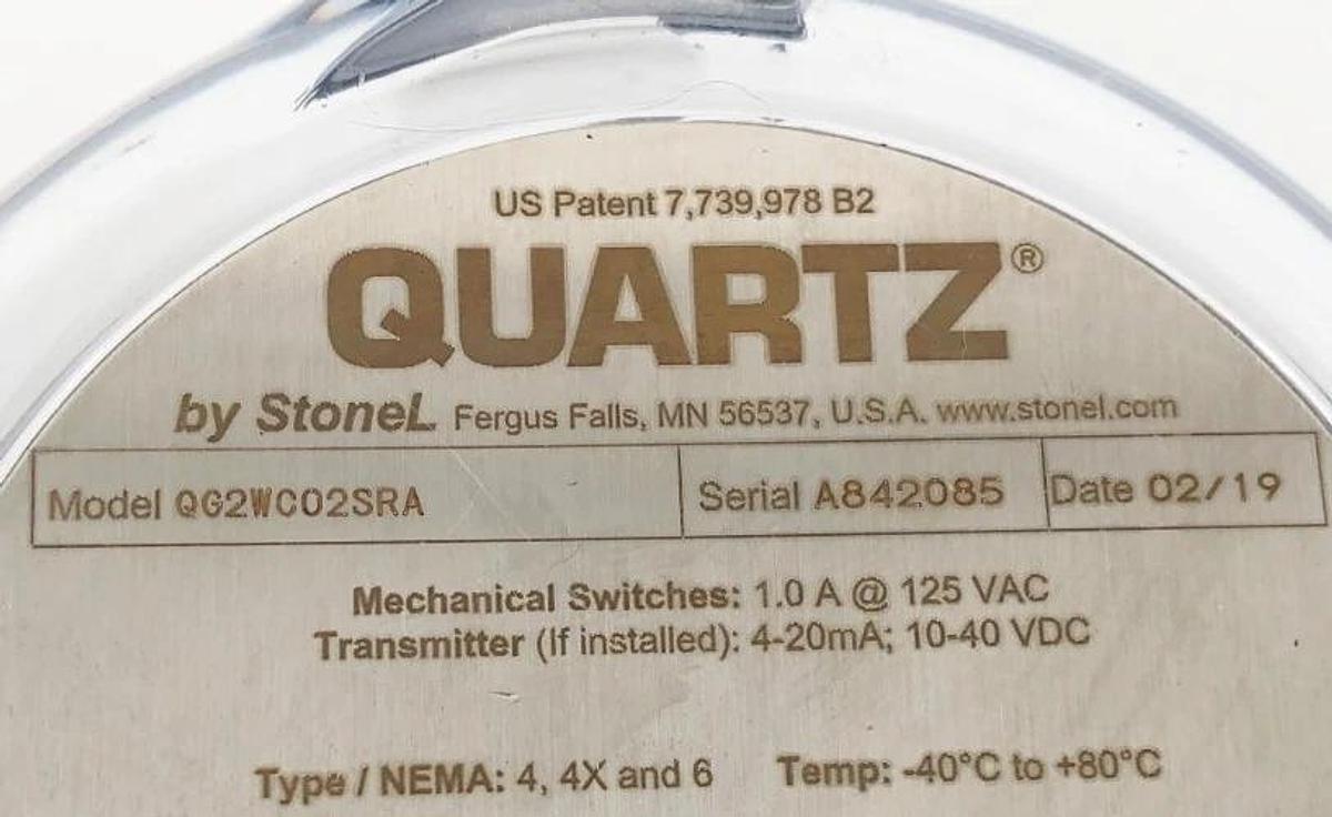 New Stonel QG2WC02SRA Limit Switch 1A 125VAC 4-20mA 10-40VDC - No Box
