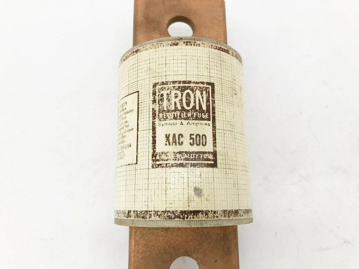 New Bussmann Tron KAC 500 Rectifier Fuse 500A 600V