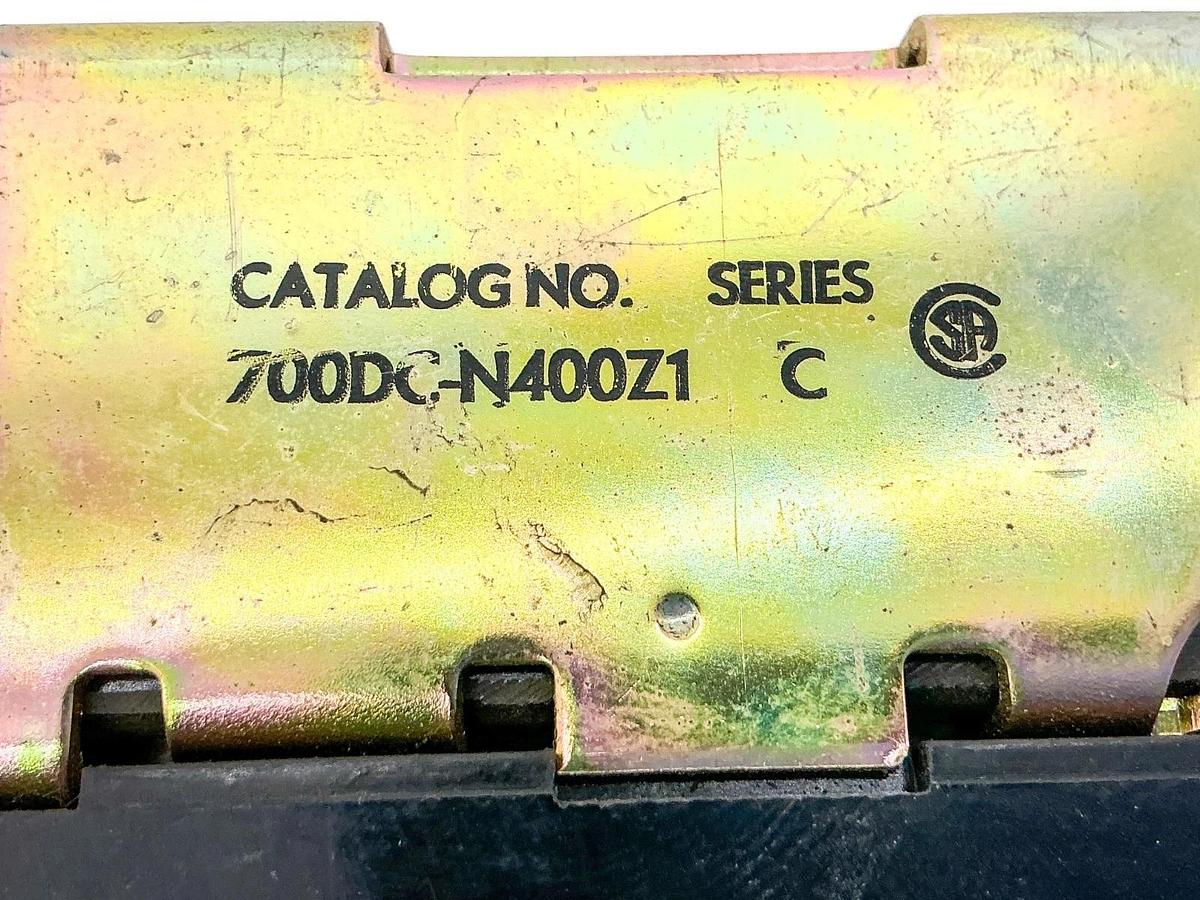 Used Allen Bradley 700DC-N400Z1 DC Relay 125VDC Coil