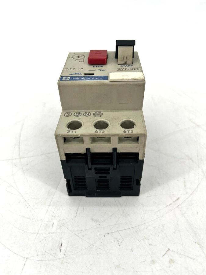 Used Telemecanique GV2-M05 Motor Circuit Breaker 0.63-1A Range
