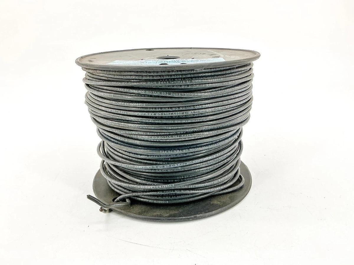 New Encore Wire 106100801440 12AWG Machine Tool Wire Strand Copper Black 375+ft
