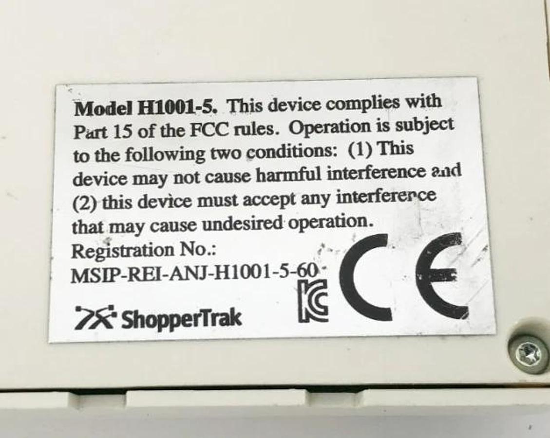 New Shoppertrak H1001-5 Security Camera
