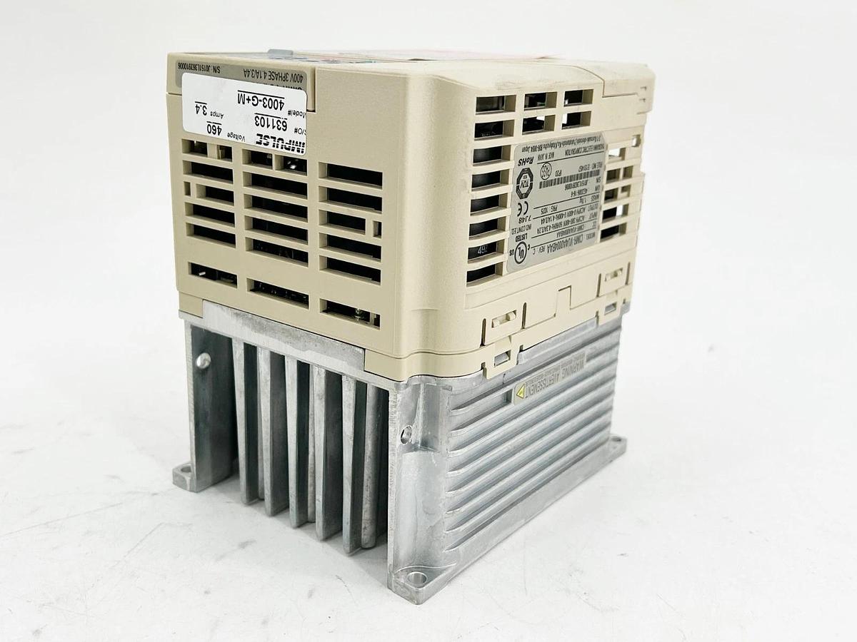 New Magnetek Impulse 4003-G+M AC Drive 144-25012 Yaskawa CIMR-VU4A0004BAA 480V