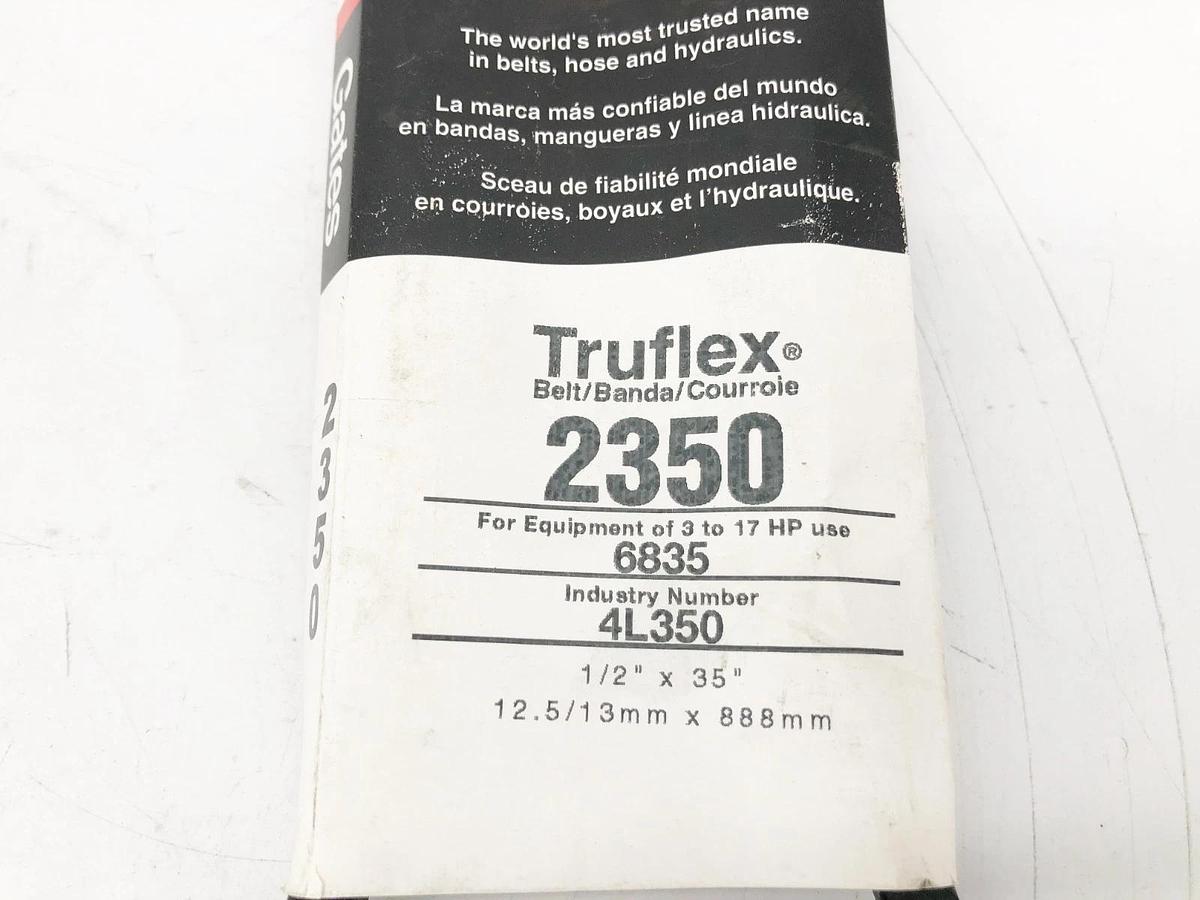 Lot of 2 New Gates 2350 Drive Belts 1/2" x 35" 4L350 - No Box