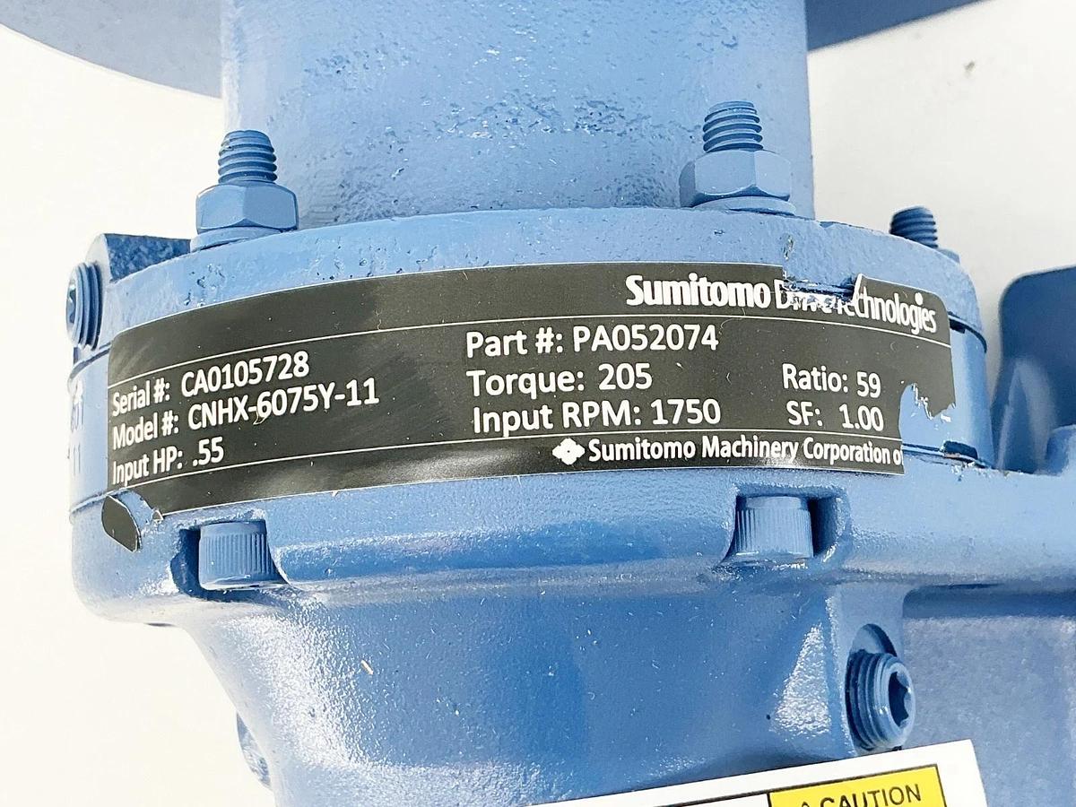 New Sumitomo CNHX-6075Y-11 Gear Reducer 59:1 Ratio .55hp Input PA052074