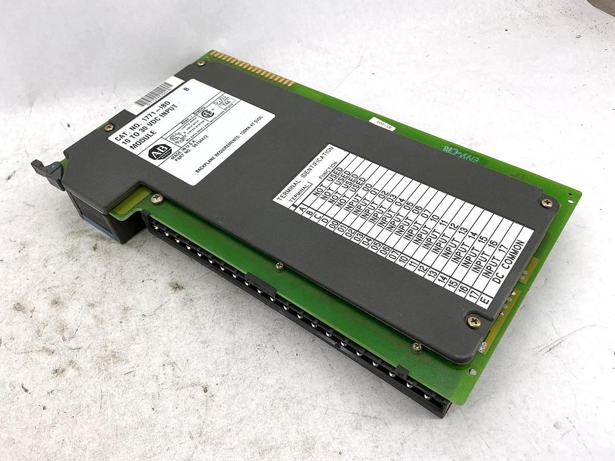 Used Lot of 2 Allen Bradley 1771-IBD Ser B Input Module DC Input 10-30VDC