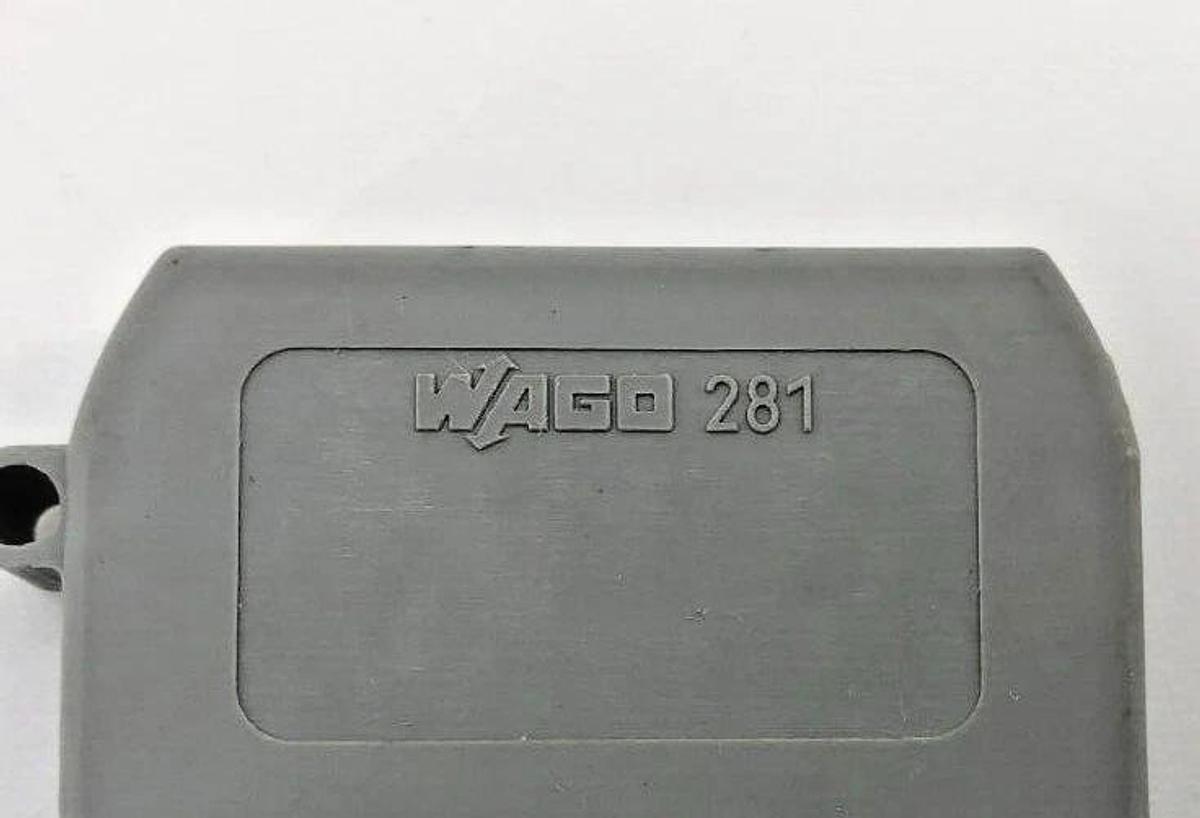 Lot of 9 New Wago 281-611 Terminal Blocks 800V