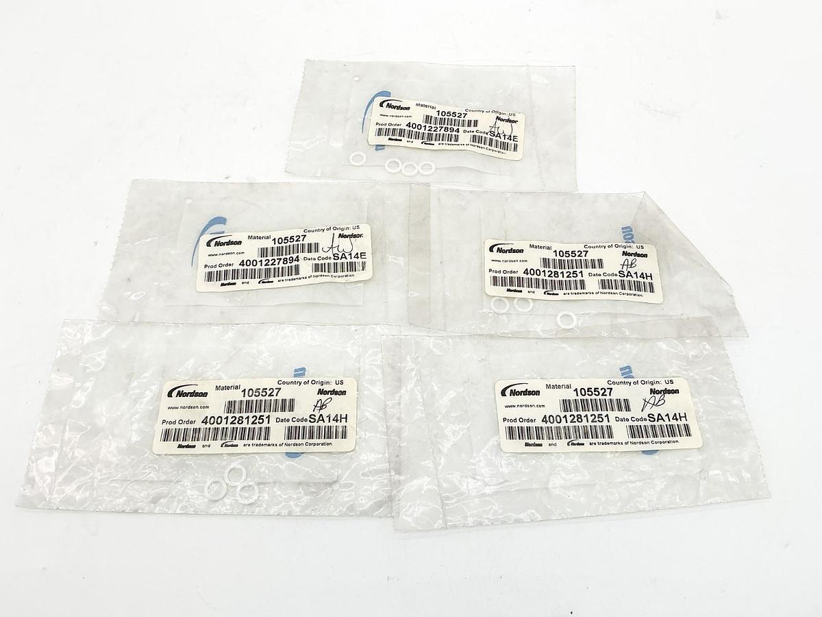 New Lot of 5 Nordson 105527 Washers