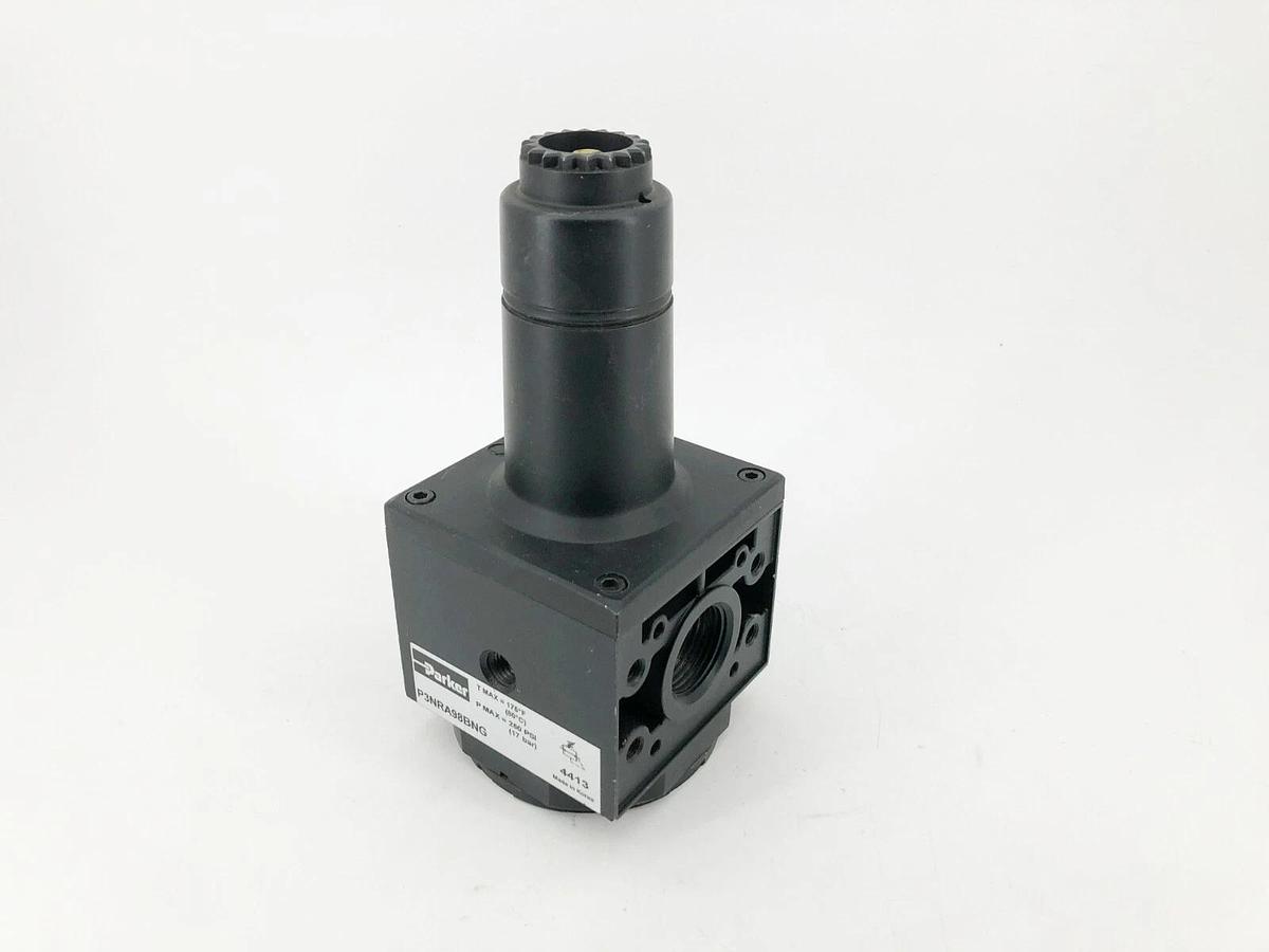 New Parker P3NRA98BNG Pressure Regulator 1" NPT 250psi Max (Missing Parts)