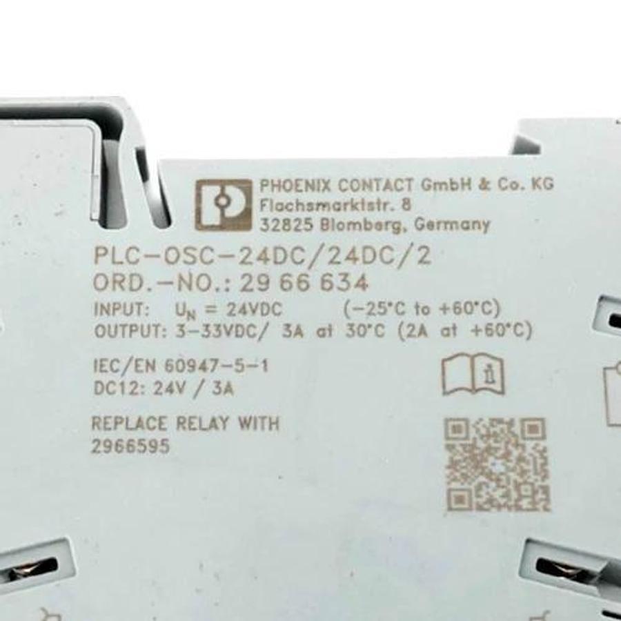 New Phoenix Contact PLC-OSC-24DC/24DC/2 Solid State Relay 2966634 - No Box