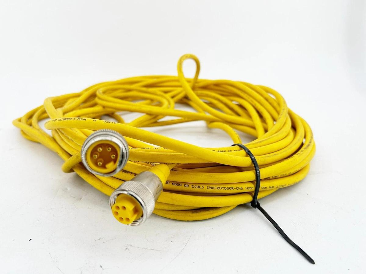 Used Turck RSM RKM 50-20M Cordset Minifast 7.8" U2283-33