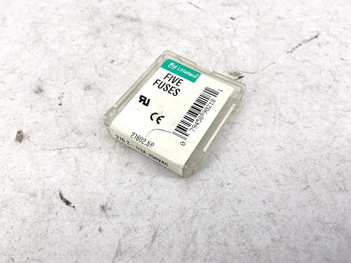 Lot of 10 New Littelfuse 21602.5P Fast-Acting Fuse 021602.5VXP 216 2-1/2A 250V