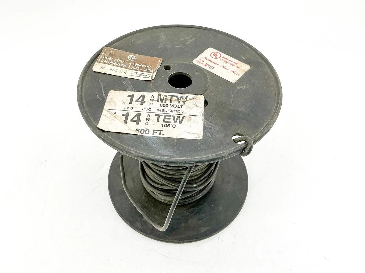 New Underwriters Inc 14AWG MTW/TEW Copper Machine Tool Wire 600V 200+ Ft 2.10LB