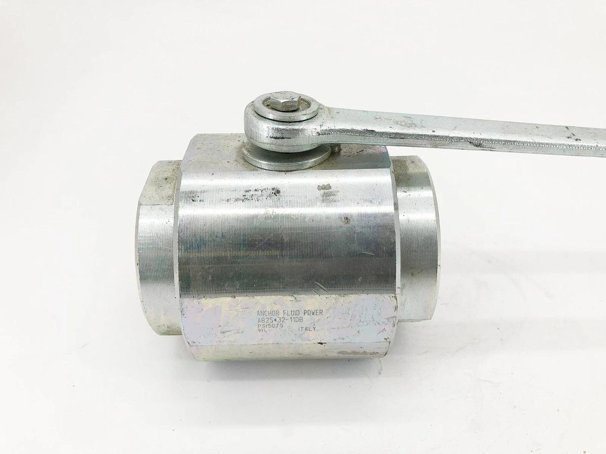 New Anchor Fluid Power AB2S#32-11DB 2-Way Ball Valve 2" SAE 5075psi
