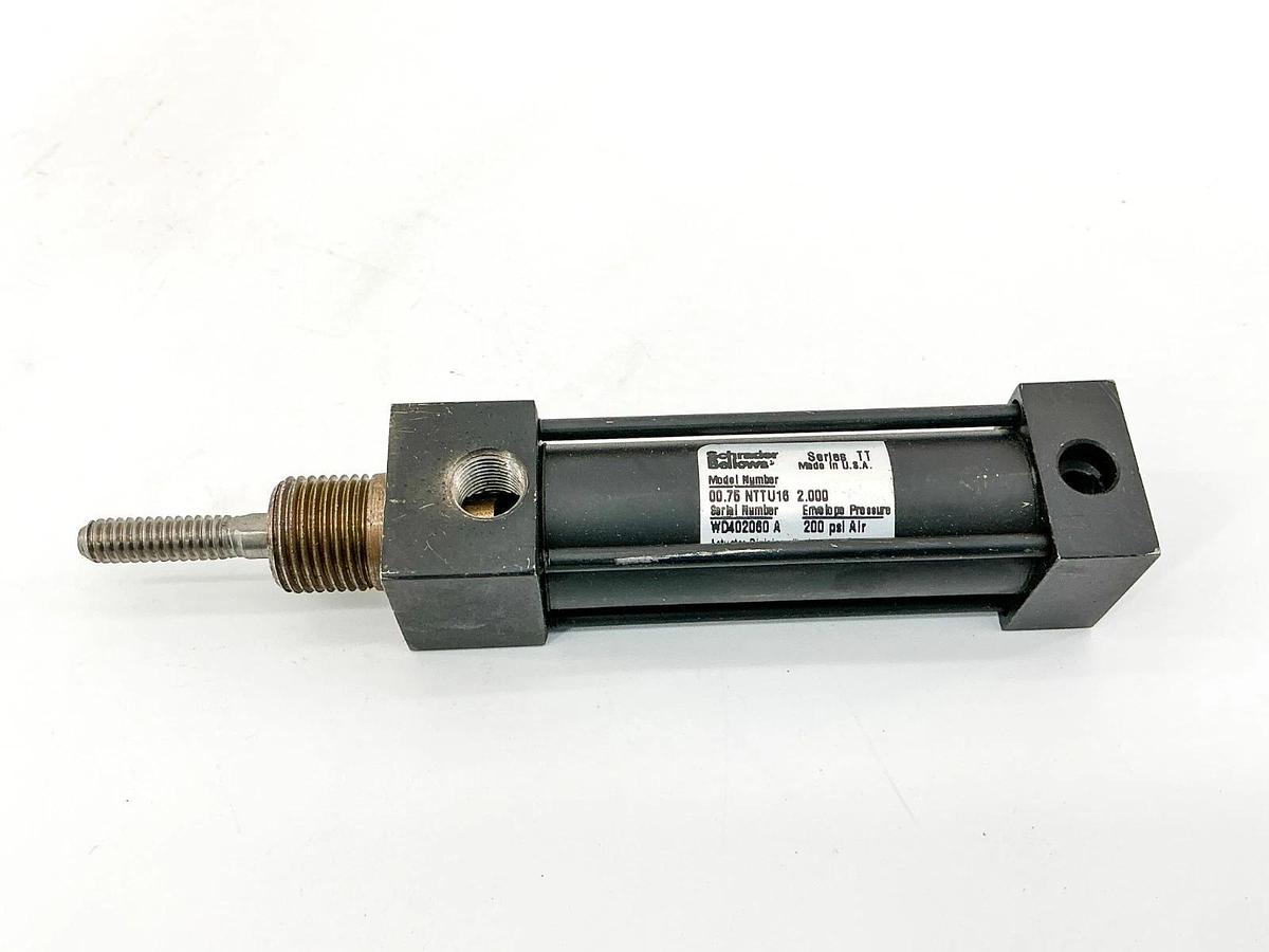New Schrader Bellows 00.75 NTTU16 2.00 Pneumatic Cylinder 200PSI