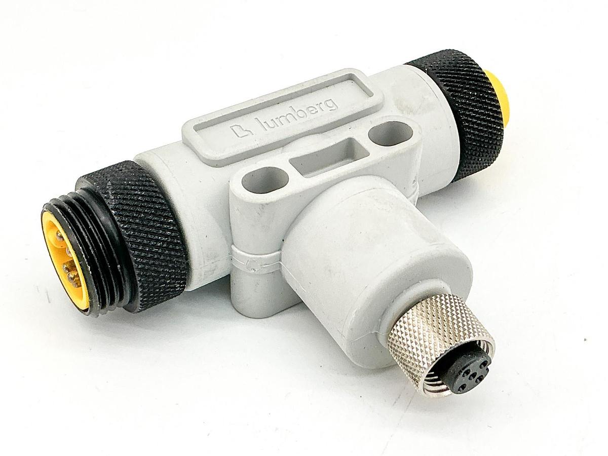 New Lumberg 0906-UTP-302-1322 Devicenet T Connector 5P - No Box
