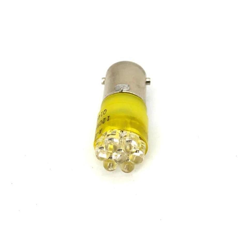 Lot of 2 New Allen-Bradley 800T-N320A Amber Pilot Light Cluster Bulbs - No Box