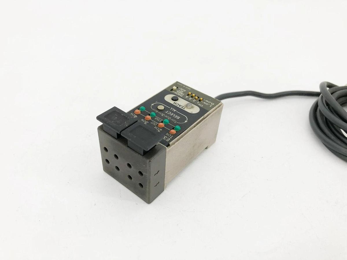 Used Omron E3X-NM41 Fiber Optic Photoelectric Sensor
