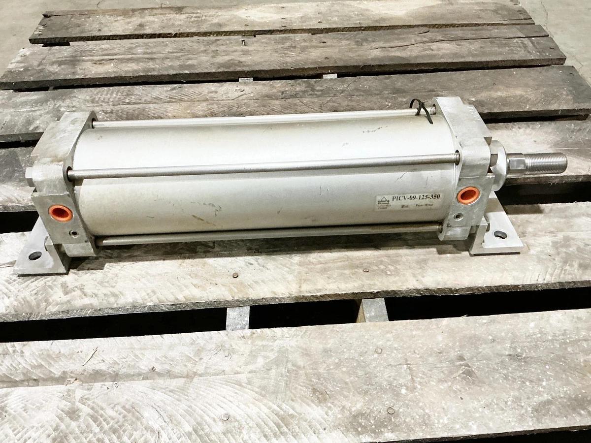 Used Pimatic PICV-09-125-350 Pneumatic Cylinder 10Bar