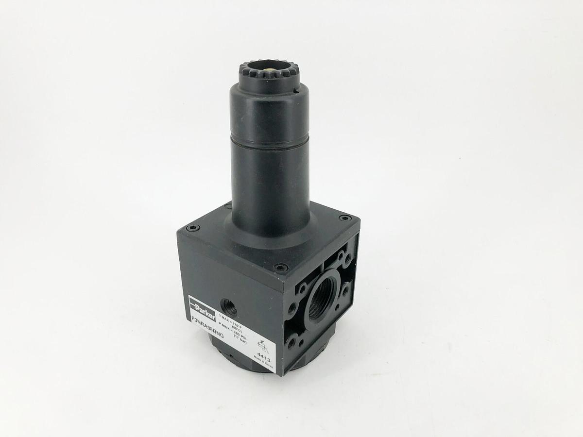 New Parker P3NRA98BNG Pressure Regulator 1" NPT 250psi Max (Missing Parts)