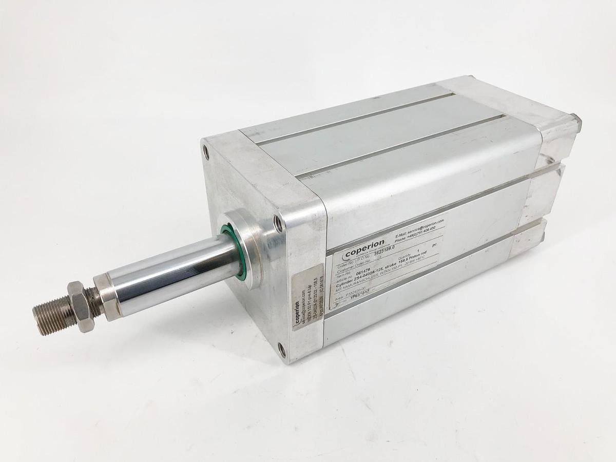 New Coperion ZS-0402A-125 Cylinder ø125/32 - 158.5 WZKN 150 P1 4-8 Bar - No Box