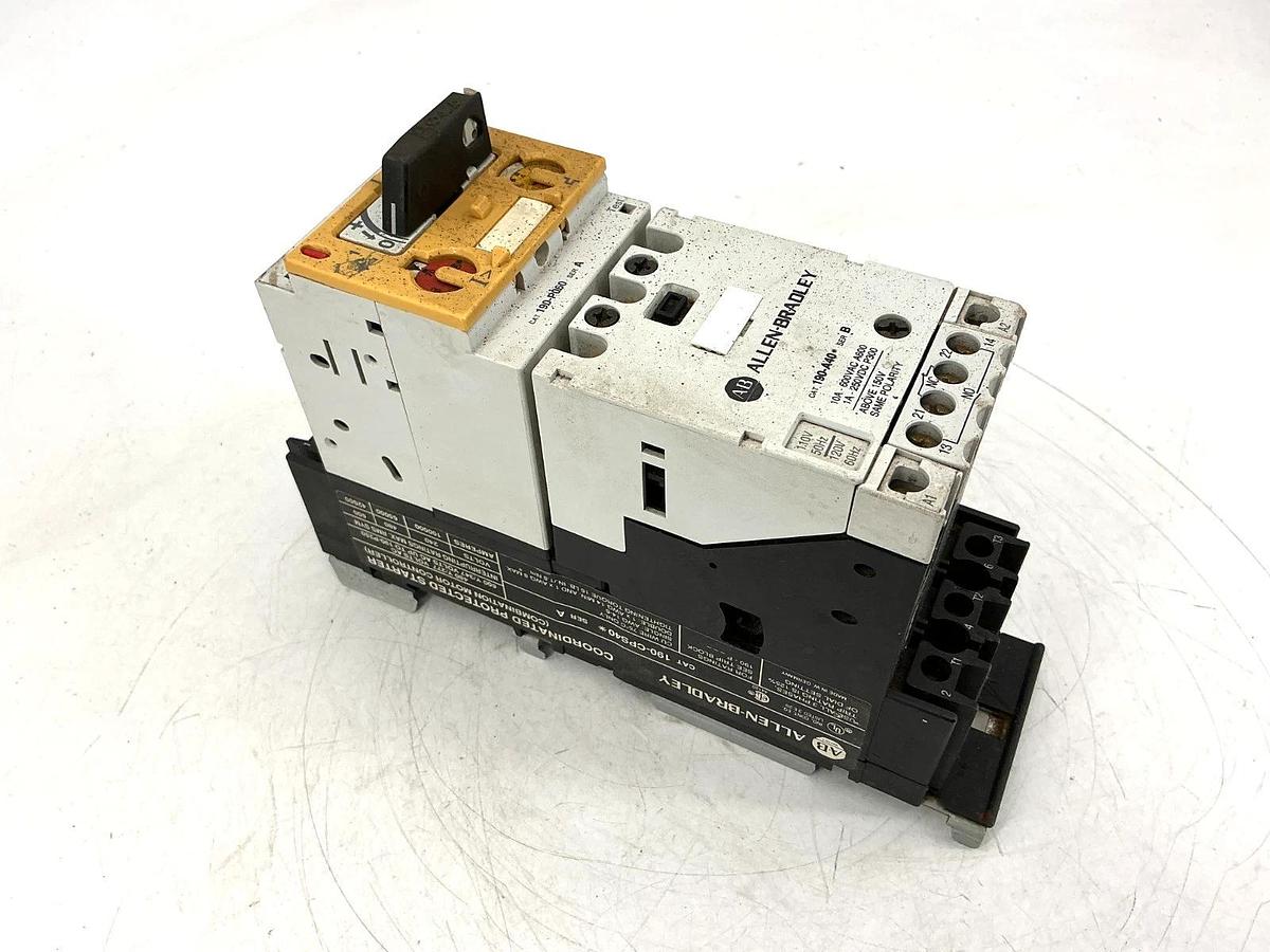 Used Allen Bradley 190-CPS40D Ser A Coordinated Protected Starter 110/120V 190-CPS40*