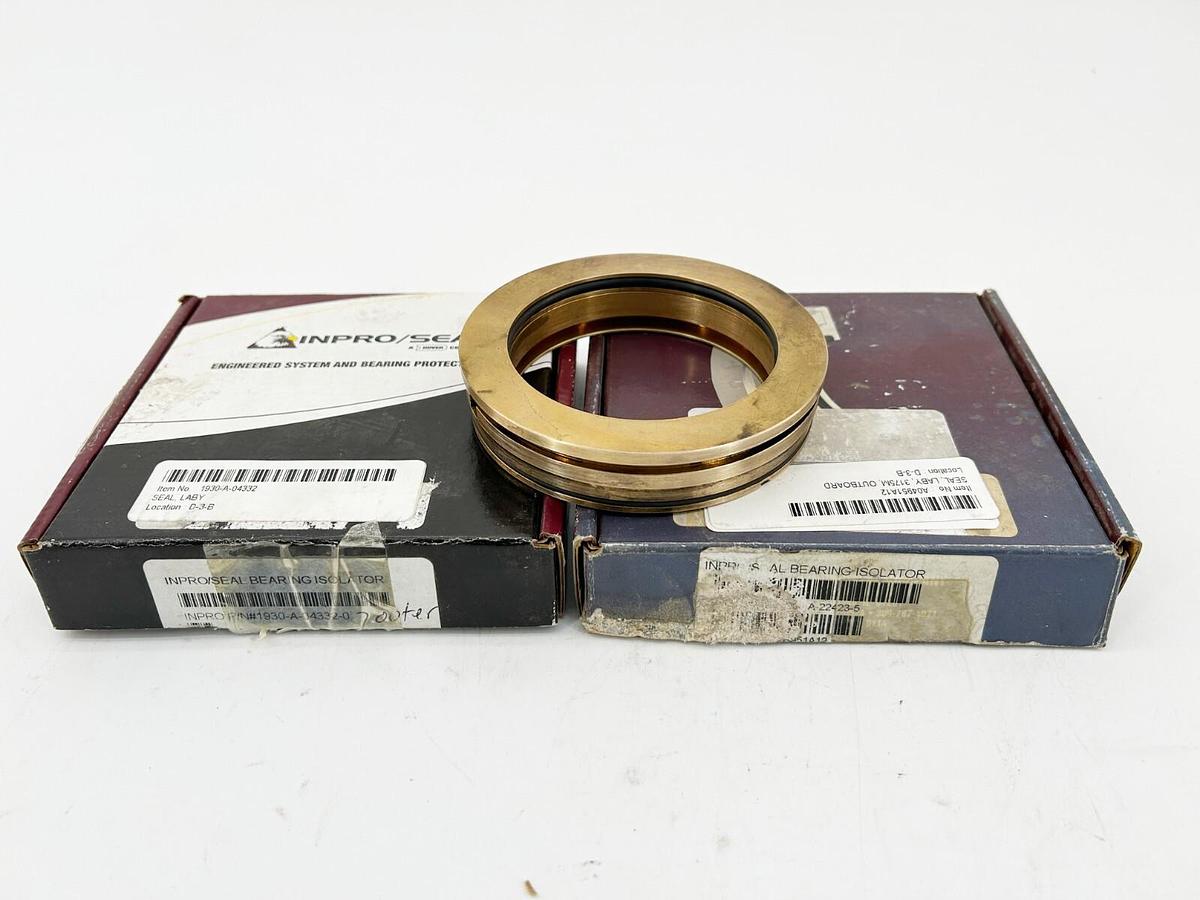 New Lot of 2 Inpro/Seal 1930-A-04332-0 Bearing Isolator