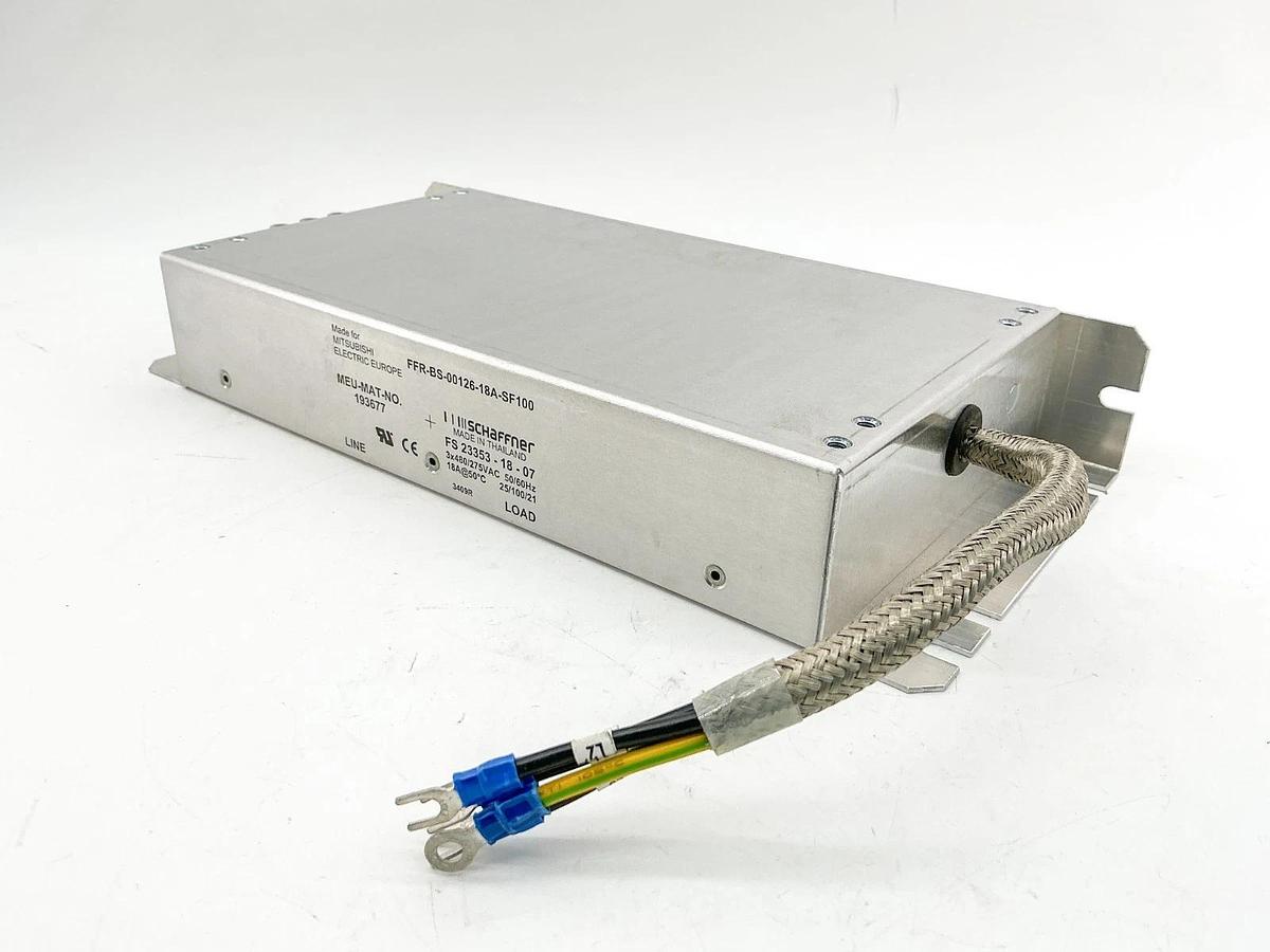 New Mitsubishi FFR-BS-00126-18A-SF100 Frequency Inverter 275/480Vac 18A 193677