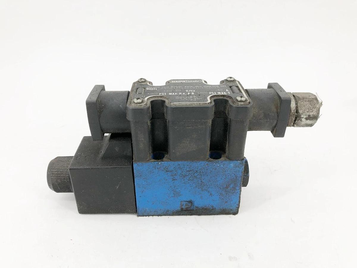 Used Denison Hydraulics A4D0131110101C1W3028 Valve 120V 60Hz 0.60A 4000psi