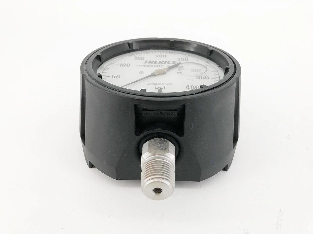 New Trerice 450LFSS4504LA400 Process Gauge 450LFSS 0-400psi 4.5" 1/2" LM