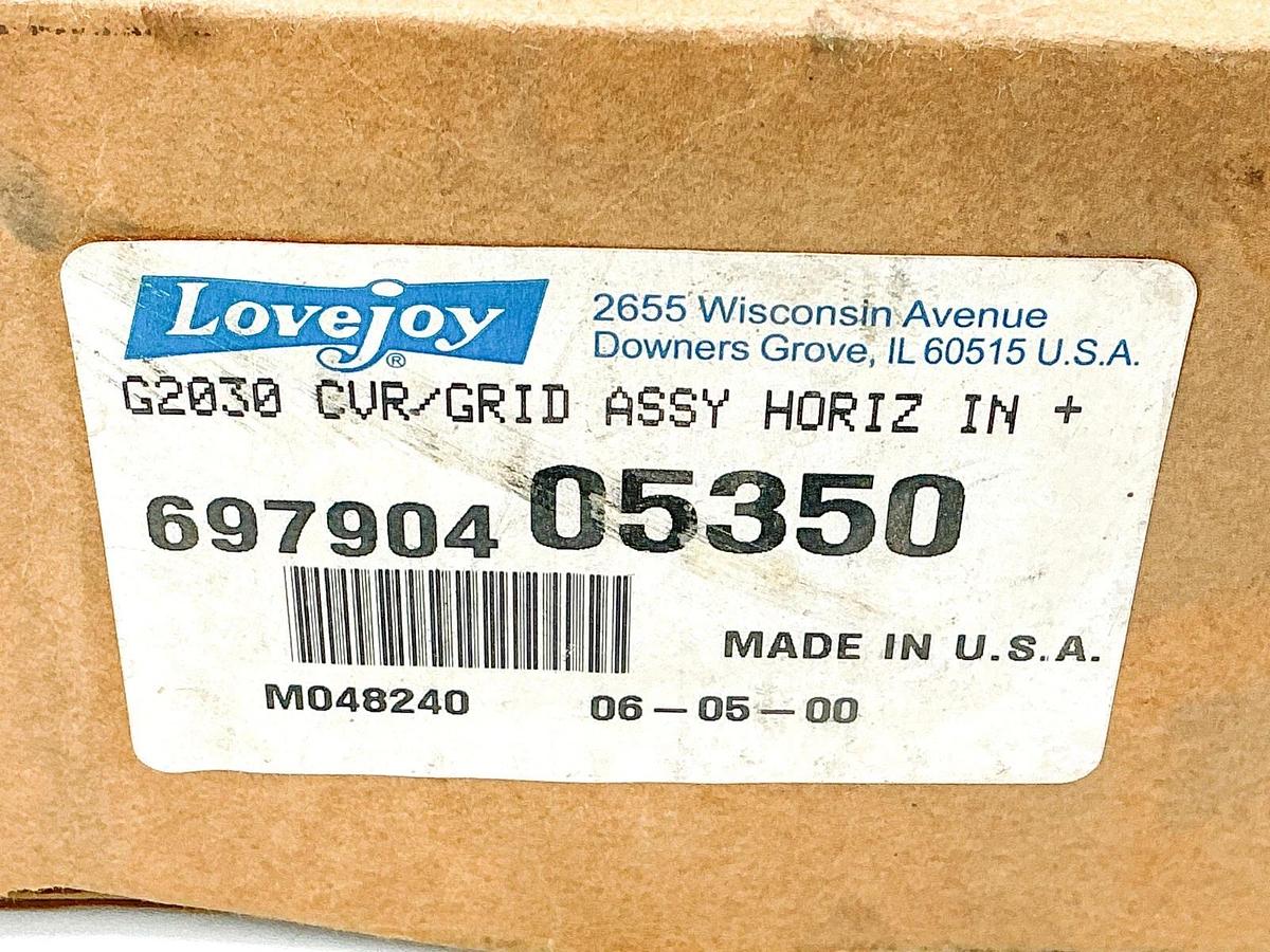 New LoveJoy G2030 Coupling Cover/ Grid Assembly 69790405350