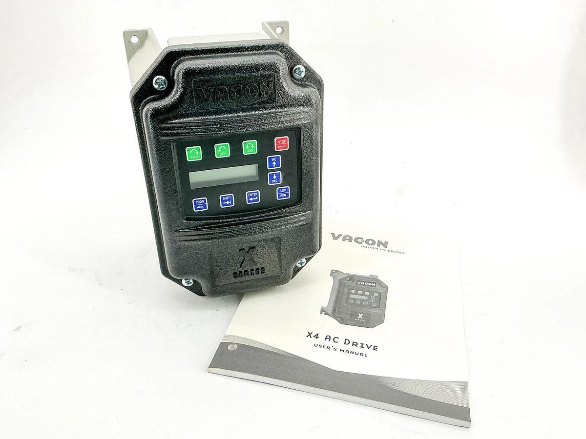 New Vacon VACONX4C40020C Variable Frequency AC Drive 3PH 460V 2.4HP