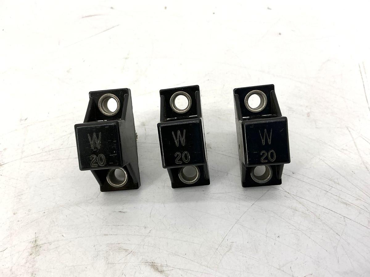 Lot of 3 New Allen Bradley W20 Thermal Overload Relay Heater Element W-20